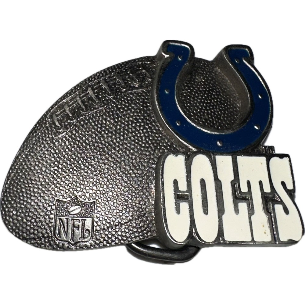 Vintage 1994 Indianapolis Colts NFL Football Belt Buckle Vintage 90's